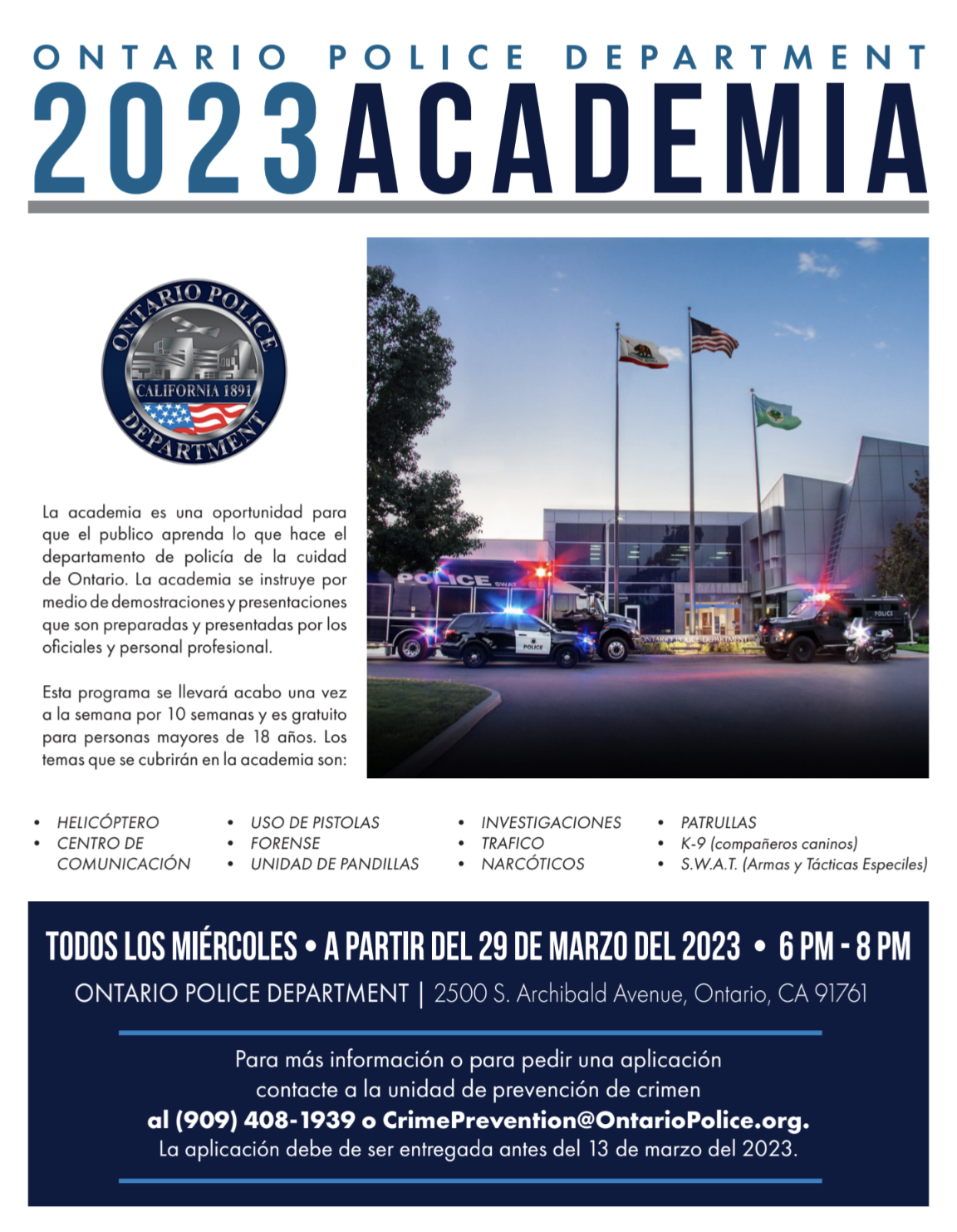 2023 Spanish Citizen's Academy 